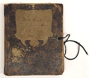"Koch Buch Johanna Pr. 1821" (Deckelschild). Deutsche Handschrift auf Papier.