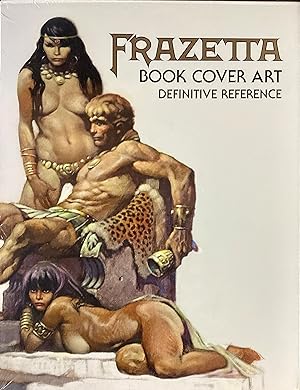 FRAZETTA BOOK COVER ART Definitive Reference (Deluxe Hardcover Ltd. Edition in Slipcase)
