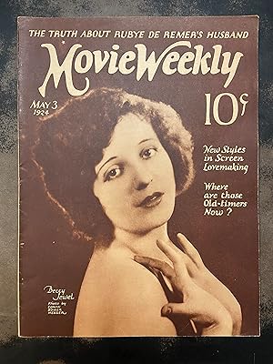 Movie Weekly Magazine: May 3, 1924 Betty Jewel (Vol. IV, No. 13)