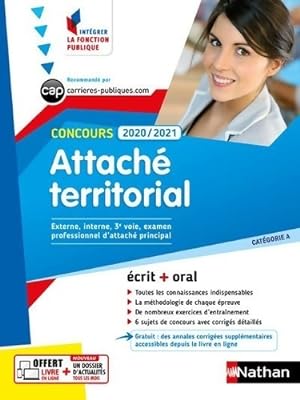 Concours Attach  territorial 2020/2021 - N 40 - Cat gorie A . 2020 - J elle Gauthier