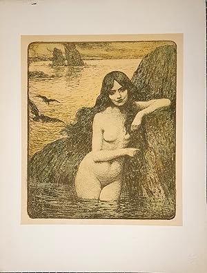 SIRÈNE pour l'Estampe Moderne. Lithographie originale en couleurs.