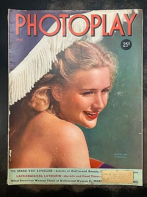 Photoplay Magazine: July 1939, Priscilla Lane (Vol. LIII., No. 7)