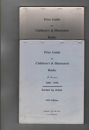 Price Guide for Children's and Illustrated Books for the Years 1880-1950 2 volumes - Sorted by Au...
