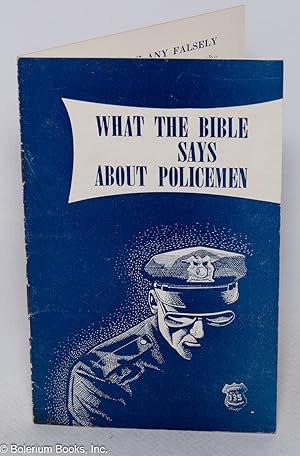 What the Bible says about policemen