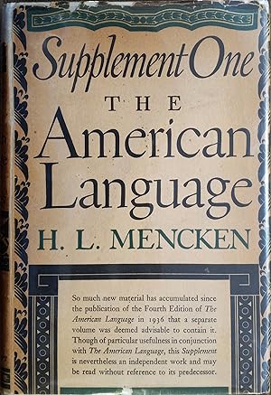 The American Language: An Inquiry into the Development of English in the United States (Supplemen...