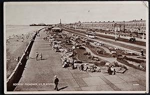 Blackpool Tram Pier Vintage 1937 Postcard