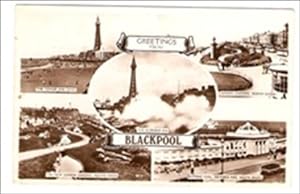 Blackpool Victoria Pier 1949 Postcard