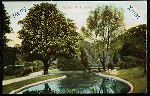 Bath Victoria Park Vintage Postcard