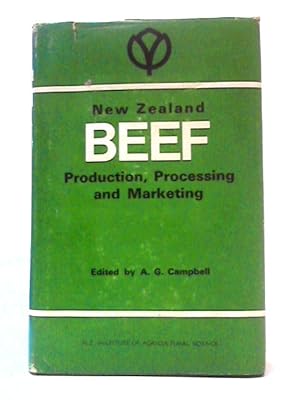 New Zealand Beef: Production, Processing And Marketing