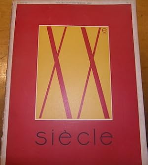 XXe Siecle. Juillet--Auot--Spetembre 1938. No. 3. 1re Annee. 1st Edition.