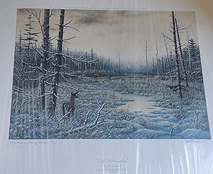 "Call Of November"; Whitetails Unlimited Sponsor Print 1993-94