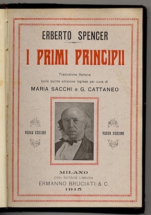 I primi principi. Traduzione italiana sulla quinta edizione inglese per cura di Maria Sacchi e G....
