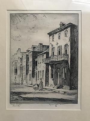 Tradd Street Charleston - limited edition signed etching