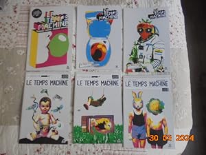 Lot de 6 fascicules de Le Temps Machine (37300 Joue les Tours) programmes de spectacles, revues, ...