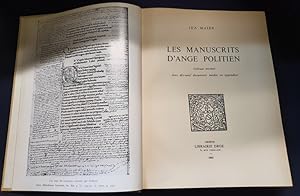 Les manuscrits d'Ange Politien - Catalogue descriptif