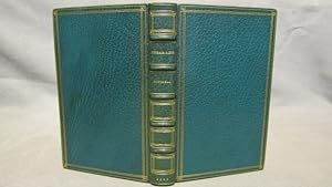 Dream-Life a Fable of the Seasons. Fine binding of full teal blue oasis levant morocco leather 1901.