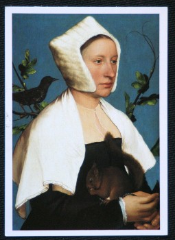 Holbein Lady With Squirrel Postcard