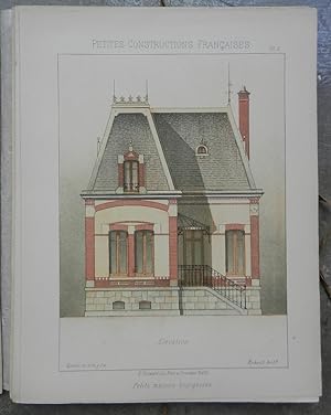 Petites constructions françaises par un comité d'architectes.