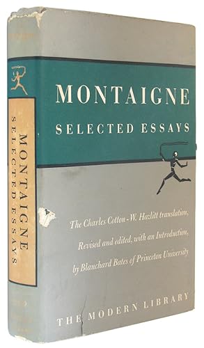 Montaigne: Selected Essays.
