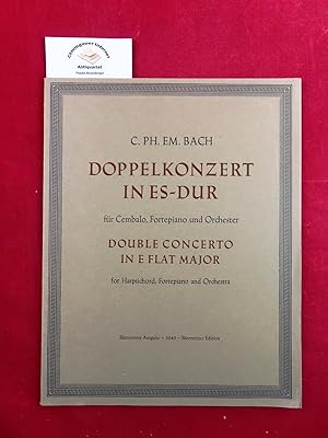 Doppelkonzert in Es-dur fur Cembalo, Fortepiano und Orchester. Double concerto in E-flat major fo...