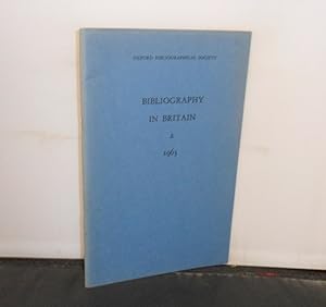 Bibliography in Britain 2 A Classified List of Books and Articles published in the United Kingdom...