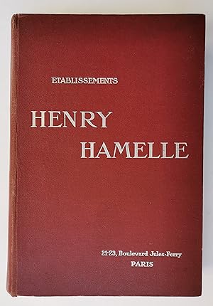 Catalogue 32 des Éts HENRY HARMELLE, Paris 1933 - libellé au nom de la Sté des Cycles Peugeot Val...