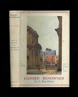 OXFORD RENOWNED (Third edition - first printing, in the original dustwrapper)