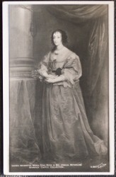 Queen Henrietta Maria RPPC 1951 Postcard