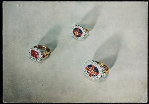Coronation Rings Sovereign's MPBW Postcard