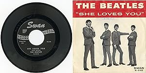 "THE BEATLES" She loves you / I'll get you SP 45 tours original U.S.A / SWAN S-4152-S (1964) "DON...