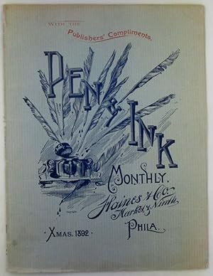 Pen and Ink Monthly. Xmas (Christmas) 1892