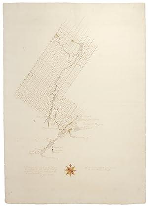 Manuscript Map of the St. George Inlet and Lower St. George River in Maine