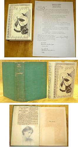 THE YEARS with Bonus items; A photocopy of Virginia Woolf's Last Will [1930], in which her true C...