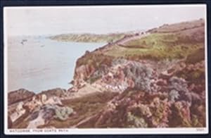 Watcombe Goats' Path 1949 Postcard