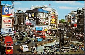 Piccadilly Circus London Postcard