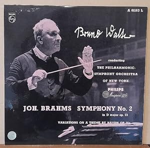 Johannes Brahms Symphony No. 2 in D major op. 73 (Variations on a Theme by Haydn Op 56a) LP 33 1/...