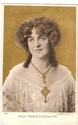 Marie Studholme Actress 1907 Postcard