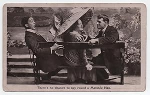 Matinee Hat Real Photographic 1911 Postcard