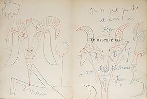 Le Mystère laïc (Giorgio de Chirico). Essai d'étude indirecte, avec cinq dessins de Giorgio de Ch...