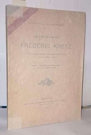 Le lieutenant Frédéric Kretz mort glorieusement au champ d'honneur le 14 octobre 1918