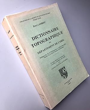 Dictionnaire topographique du département de l'Oise