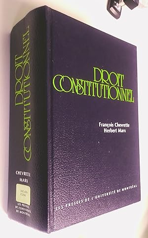 DROIT CONSTITUTIONNEL Notes et Jurisprudence