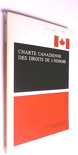 La charte canadienne des droits de l'homme