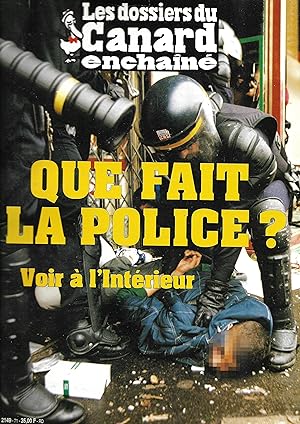 Que fait la police ? ("Les Dossiers du Canard Enchaîné n°71, mars 1999)
