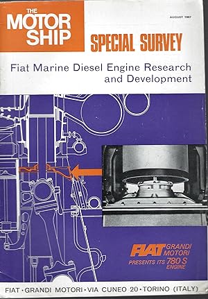 The Motor Ship Special Survey August 1967: Fiat Marine Diesel Engine Research and Development