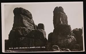 Go And Magog Real Photographic Postcard