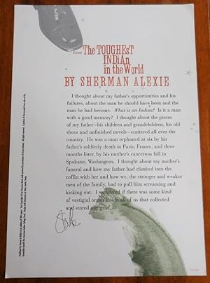 The Toughest Indian In The World (Signed Broadside)