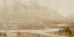 [Rockies] 1895 Bird's-Eye View of Canmore & Bow Valley from Cochrane Coal Mine