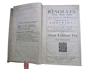 Among the earliest texts on Gender Equality: Owen Felltham's Resolves - 1670