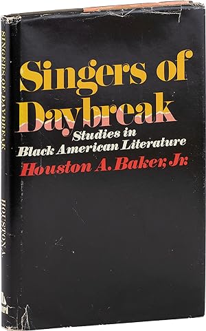 Singers of Daybreak; Studies in Black American Literature